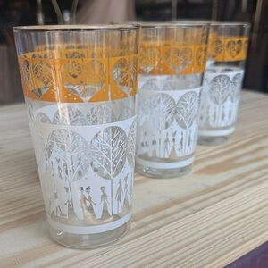 Set of 6 Vintage Glasses